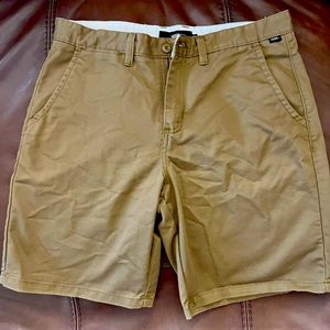 NWOT Mens Vans Khaki Shorts